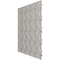 Ekena Millwork 19 5/8in. W x 19 5/8in. H Abstract EnduraWall Decorative 3D Wall Panel Covers 2.67 Sq. Ft. WP20X20ASCGH - alternate 4